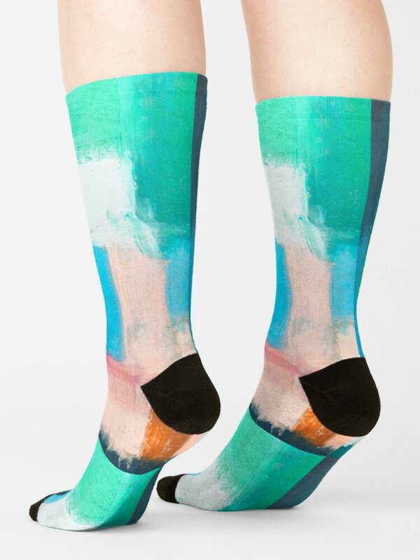 Тихоокеанский океан, № 1, носки с принтом, женские мужские носки