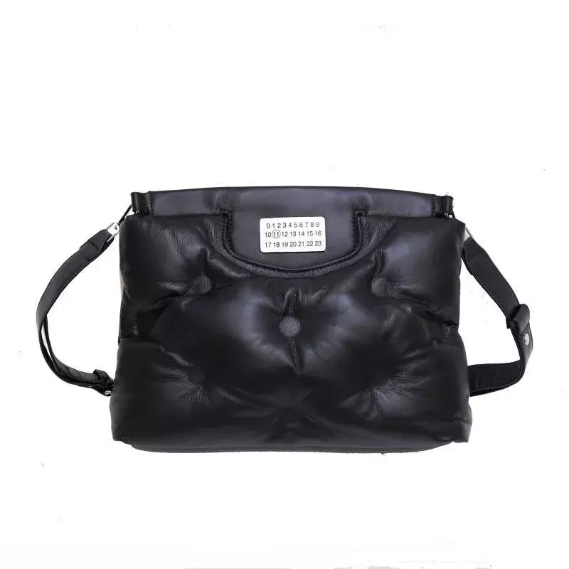 Fashion Shoulder Bag Down Padded Handbag Bag Women Female Tote Crossbody Button Large Clutch Bags