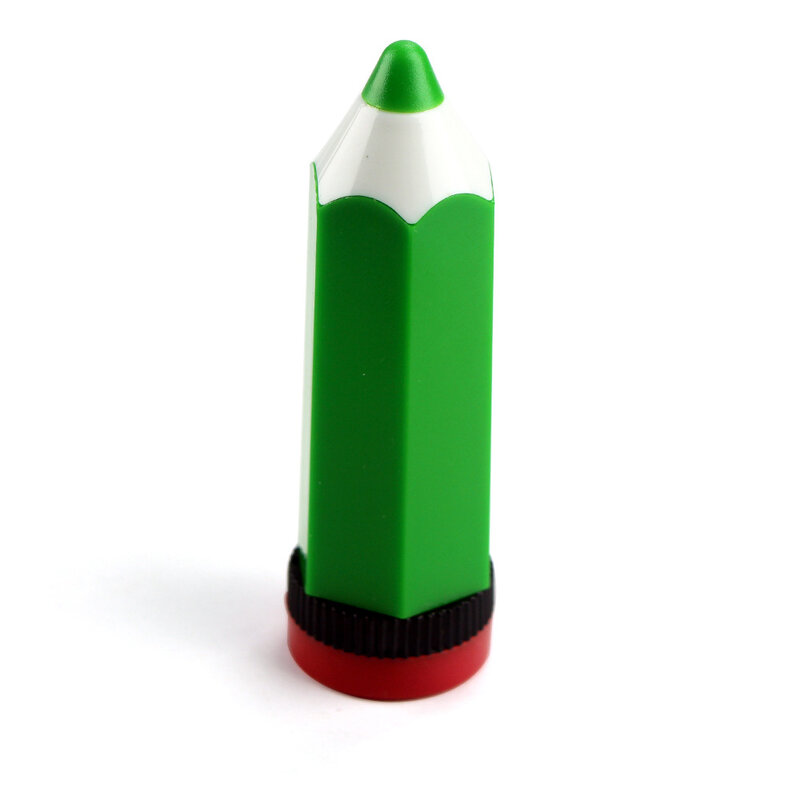 Taille-crayon créatif en forme de crayon, trou unique, pour document, dessin animé