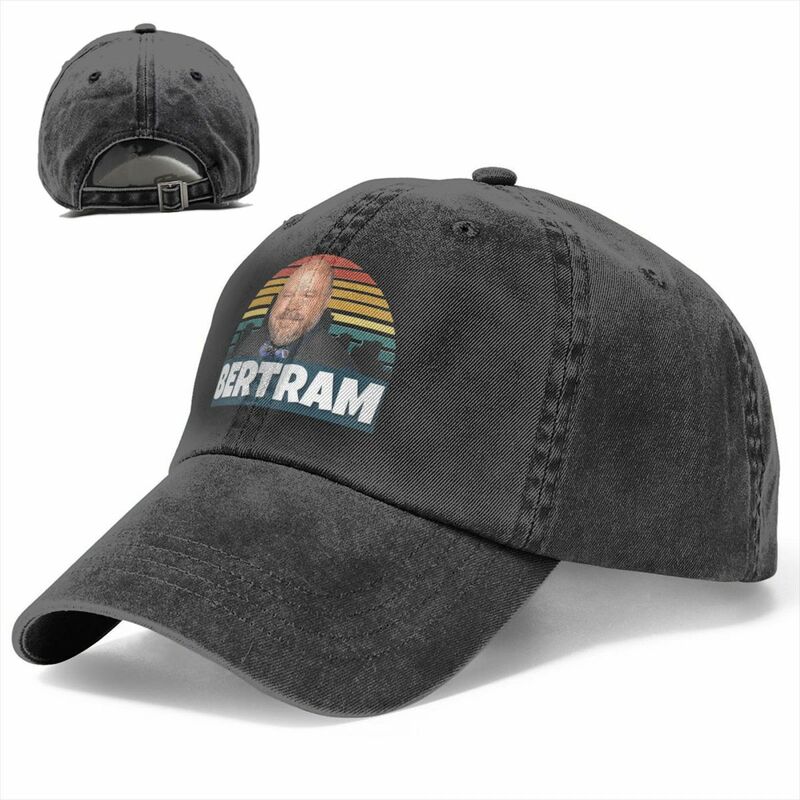 Bertram berretto da Baseball moda Denim invecchiato divertente cappello Snapback Unisex Outdoor All Seasons cappelli da viaggio Cap