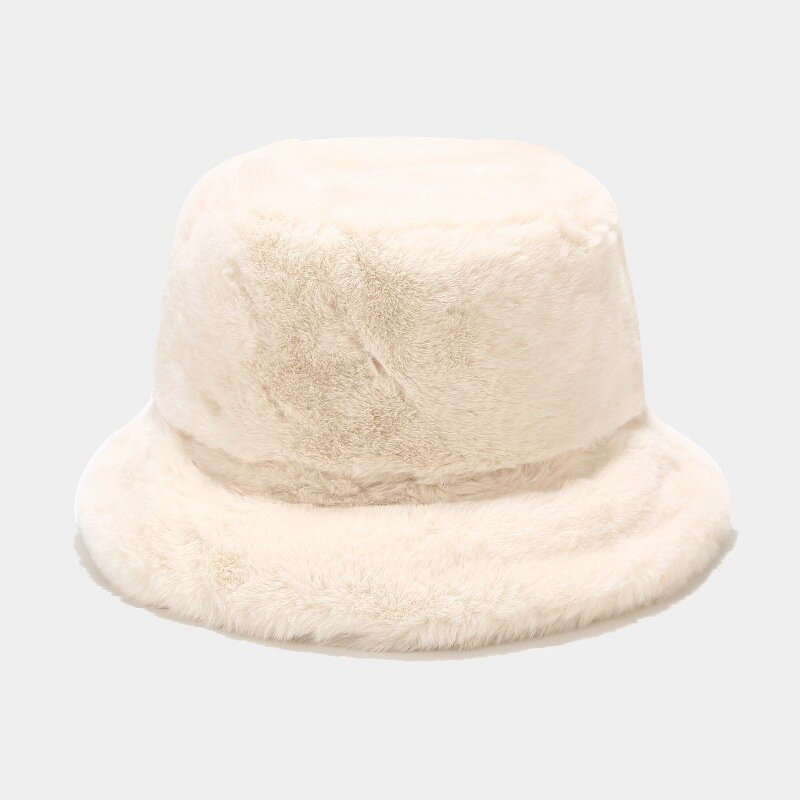 الشتاء دلو القبعات الصلبة في الهواء الطلق الدافئة الرجال النساء بنما قبعة سميكة لينة فو الفراء أرنب قبعة صياد