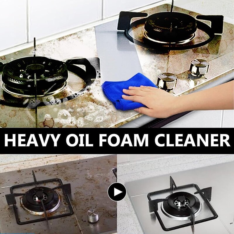 สเปรย์ทำความสะอาดคราบน้ำมันทำความสะอาดคราบน้ำมันอเนกประสงค์สำหรับห้องครัวใช้ในครัว
