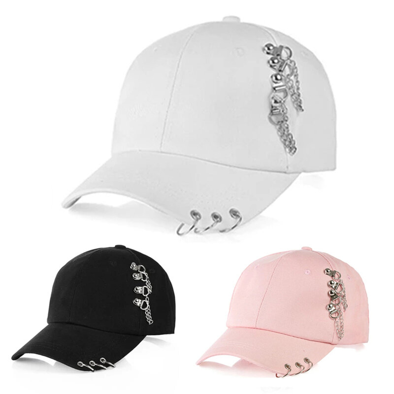 Special Spring Summer Outdoor Hip Hop Trucker With Rings Baseball Caps Sport Caps Sun Hat