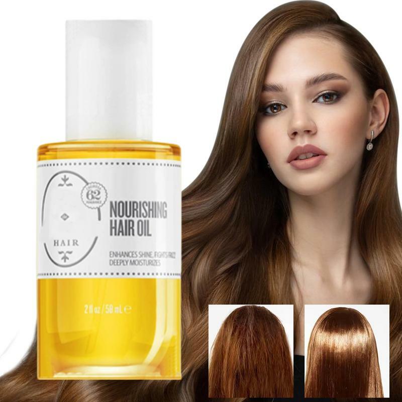 30ml Brazilian Glossy Nourishing Hair Repairs Dry Frizzy Hair Nourishes Brightens Smoothes Anti-Frizz Moisturiz Essential Oil
