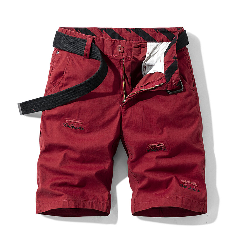 Шорты-карго мужские летние в полоску, тактические дышащие хлопковые Походные штаны в стиле милитари, с несколькими карманами, для активного отдыха