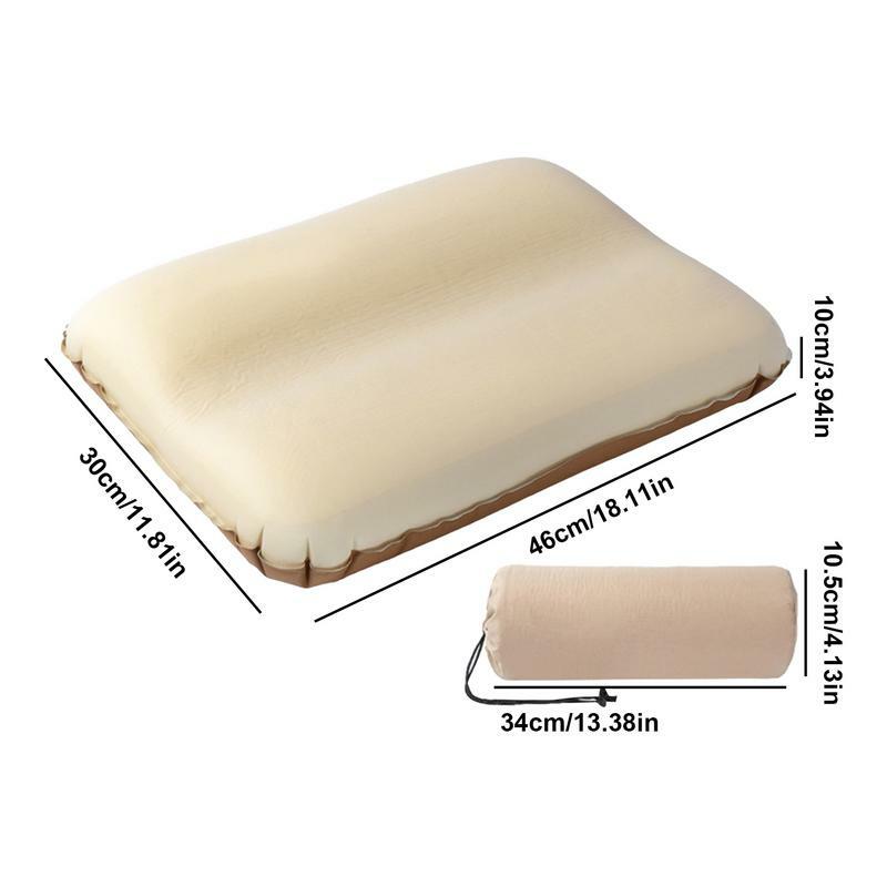Inflatable Camping Pillow Portable Backpacking Pillow Ergonomic Comfortable Washable Portable Ultralight Camp Pillow Backpacking