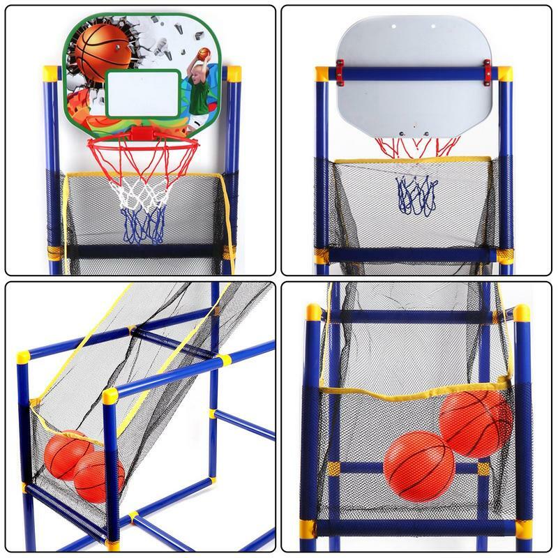 Máquina de tiro portátil para crianças, Arcade Basketball Game Set, Sports Playset, Brinquedo de treinamento de basquete para crianças