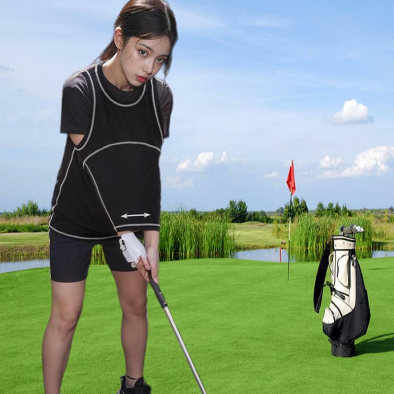 Pomoce golfowe do treningu huśtawka w pomoc szkoleniowa golfowym Poprawiająca koszulę huśtawka narzędzie do ćwiczeń oddychające pomoce golfowe trening golfowy