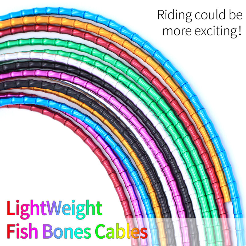 Bicicleta Brake Cable Set, Derailleur Shift Habitação, liga de alumínio Links, MTB Road Bike, Shifting Wires Line, 1900mm
