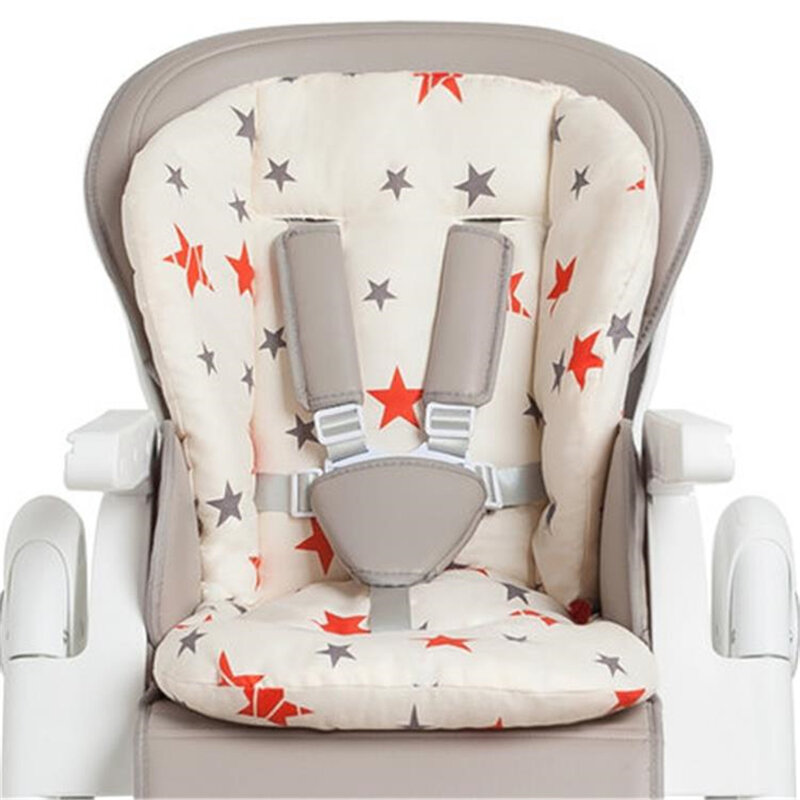 เด็กทารก Highchair เบาะรองนั่ง Booster ที่นั่งเบาะรองนั่งเก้าอี้ให้อาหาร Cushi บนรถเข็นเด็กเบาะผ้าฝ้ายผ้า