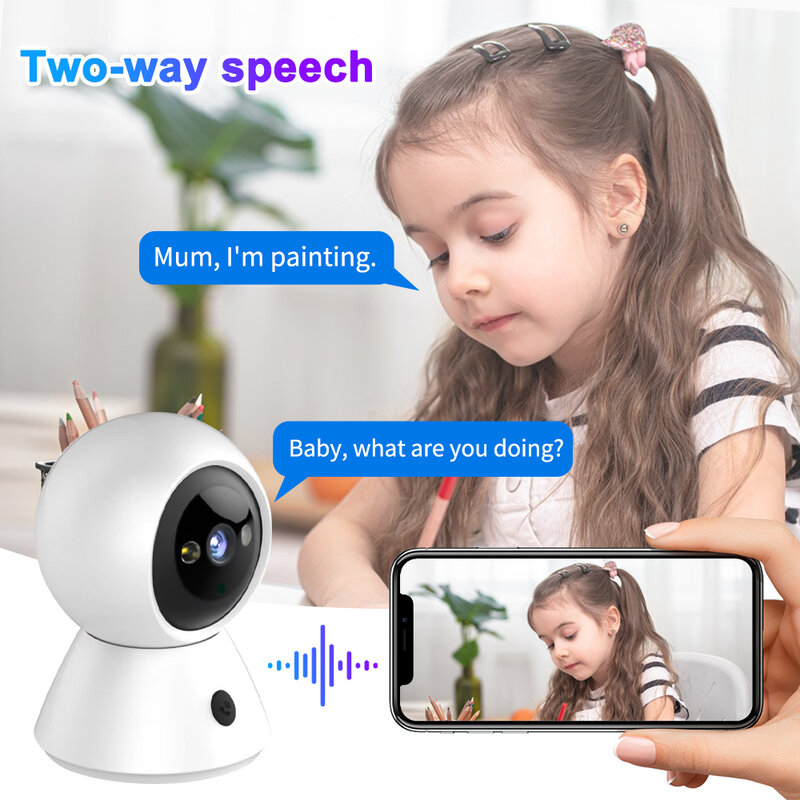 WiFi IP-Kamera drahtlose Nachtsicht Bewegungs erkennung intelligente Sicherheit Schutz Video überwachung Baby phone Recorder