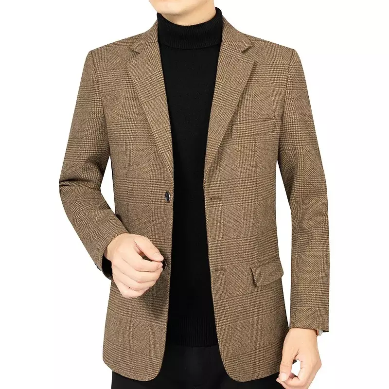 Männer solide formelle Kleidung Business Casual Blazer Jacken hochwertige Anzüge Mäntel neue Spring Man Blazer Slim Fit Jacken Größe 4xl