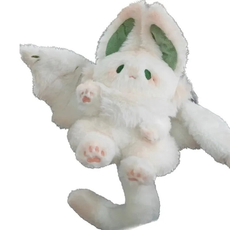 Flying Sky Big Bat Rabbit Plush Toy Kawaii Animal Creative Magical Spirit Rabbit Plush Doll White Bat Soft Stuffed Toys for Kids