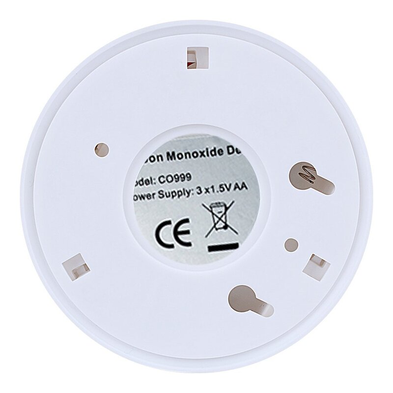 Detektor Sensor CO2 85dB Nirkabel Meteran CO Karbon Monoksida Asap Sensor Gas Peringatan Alarm Detektor Indikator LCD