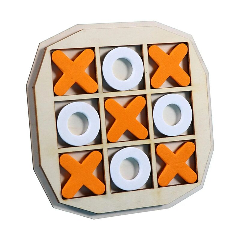 Tic TAC Toe Board Game XO Chess Board Game Tabletop Blocks Noughts and Crosses for Outdoor Indoor Kids Families Adult Gifts