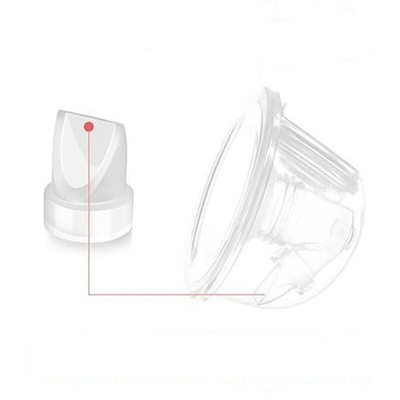 Inserti flangiati per valvole in silicone da 2 pezzi con diaframma indispensabili per l'estrazione del seno