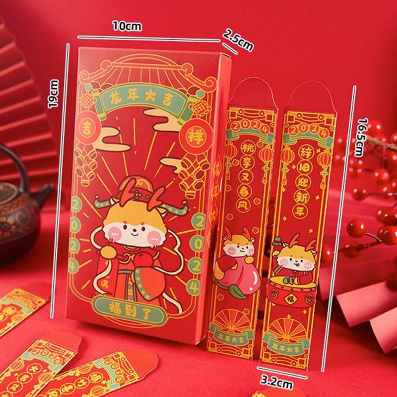 Dapat meregang amplop merah kualitas tradisi Cina hadiah tradisional Cina amplop merah kotak buta amplop merah ukuran besar mewah