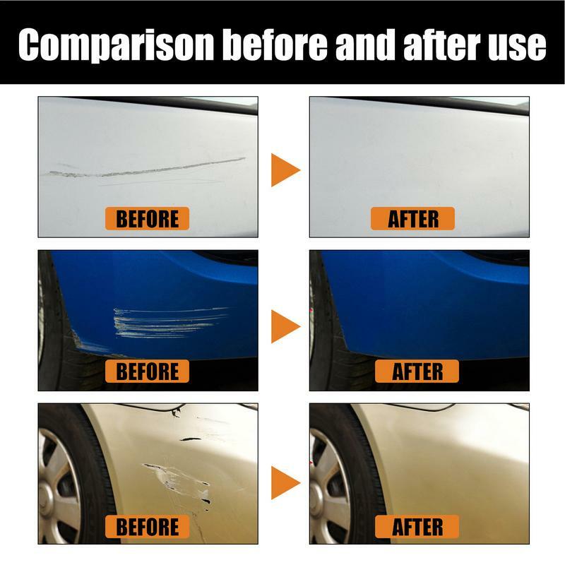 Car Scratch Repair Remover com Esponja e Toalha, Auto Limpeza Suprimentos, Depilação e Polimento Cuidados