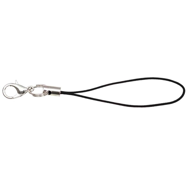 Durable DIY Phone Lanyard Polyester Phone Charm Carabiner Wrist Lanyard Suitable for MP4 Players and DIY Projects