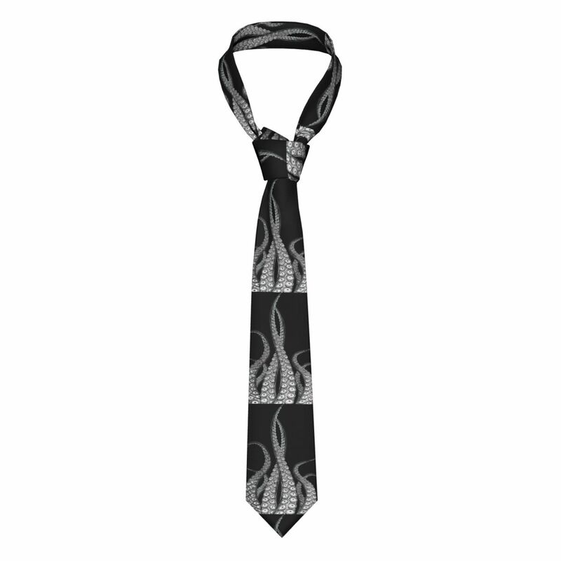 Krawat z ośmiornicą dla mężczyzn kobiet krawat akcesoria odzieżowe