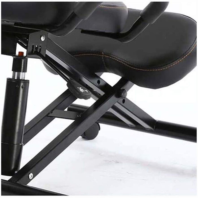 Corrigida posição sentada encosto casa cadeira do computador dobrável cadeira de escrita de aço girando cadeira ergonômica de levantamento