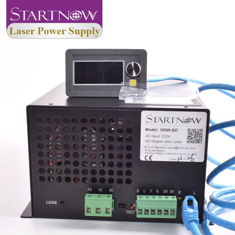 Источник питания для лазерной резки Startnow 100W-BD CO2, 120 Вт, блок питания 110 В, MYJG-100 в, 220 В