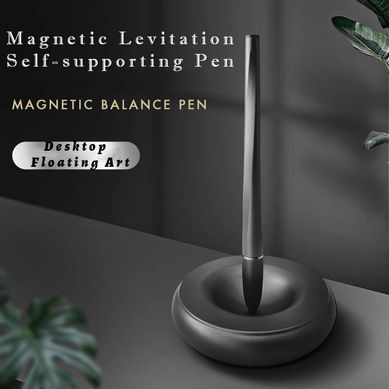 Magnetische Levitatie Zelfdragende Handtekening Pen Zwaaien Vrij Niet Vallen Self-Stand Hover Pen Hoogwaardig Zakelijk Kantoorornament