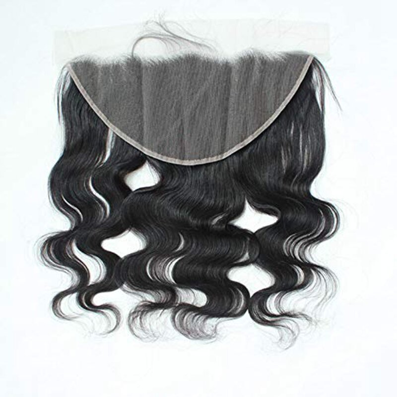 Ulrica-Swiss Lace Body Wave Human Hair Closure, 100% Natural Hair, 13x6 HD