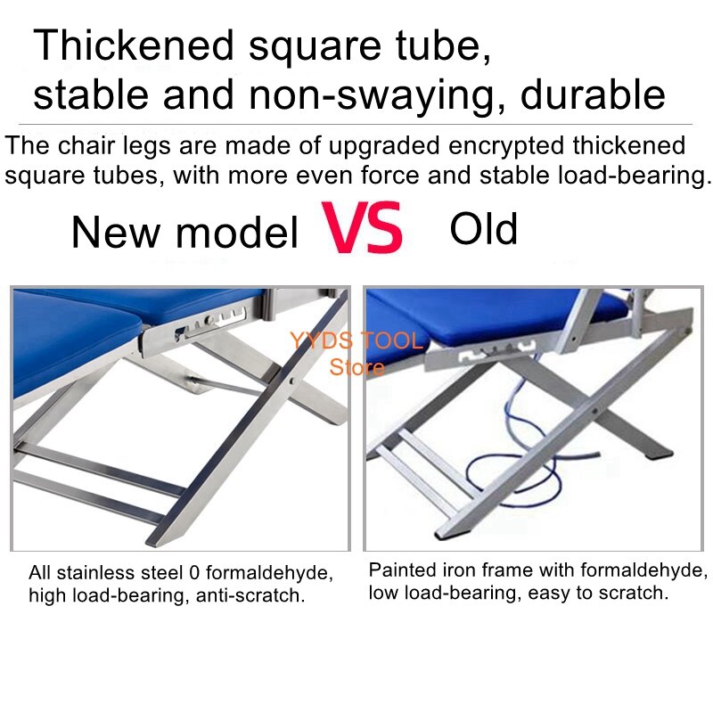 Lightweight dental folding chair with optional air pump portable turbine adjustable simple dental outreach dental chair