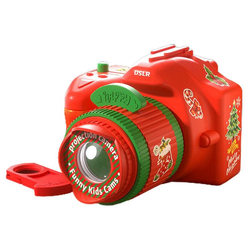 Christmas Projector Camera Children Cartoon Light Up Toys Pattern Projection Xmas Gifts Santa Claus Kids L1V1