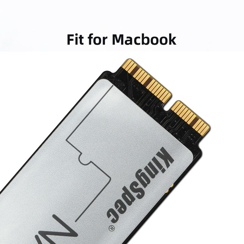 KingSpec 256GB 512GB 1TB M2 PCIe NVME SSD สำหรับ2013 2015 Macbook Pro Retina A1502 A1398 Macbook air A1465 1466 SSD iMac A1419 SSD