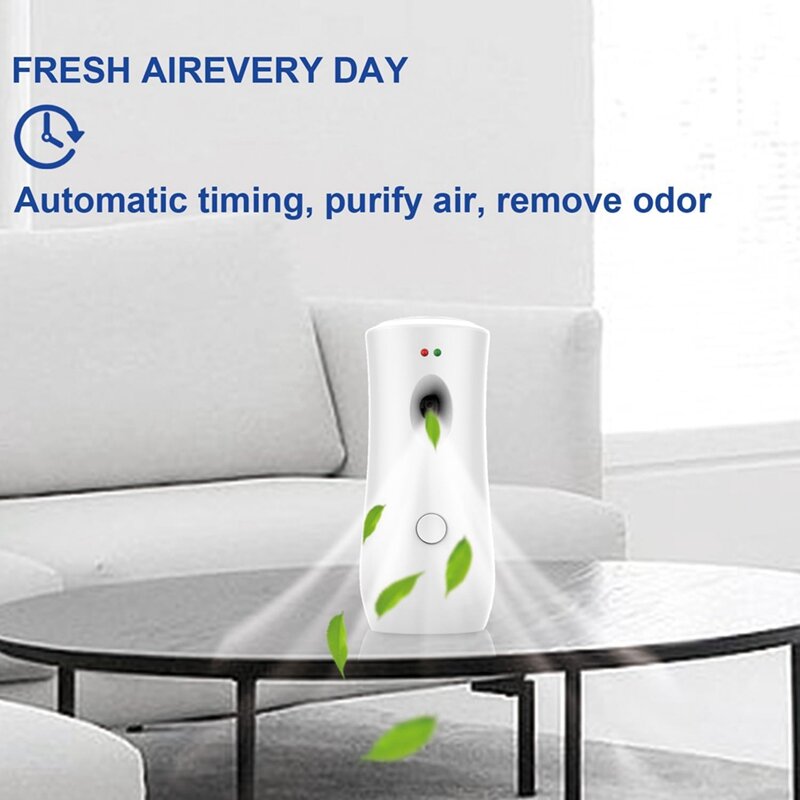 2 Delige Vrijstaande Muur Gemonteerde Automatische Spray Dispenser Aromatherapie Machines Wit