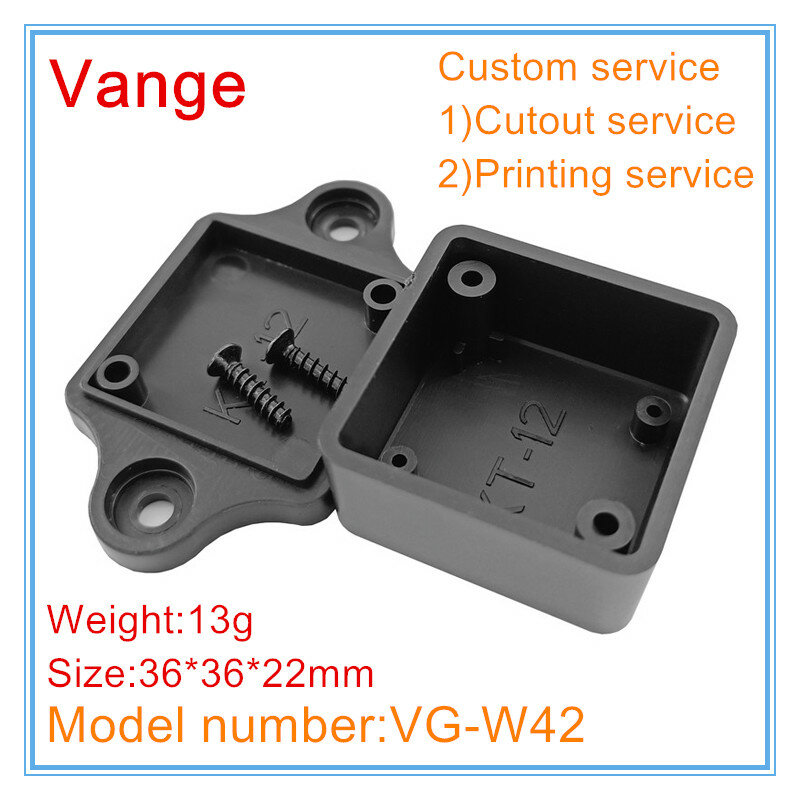 Пластиковая распределительная коробка Vange с переключателем диаметром 36*36*22 мм