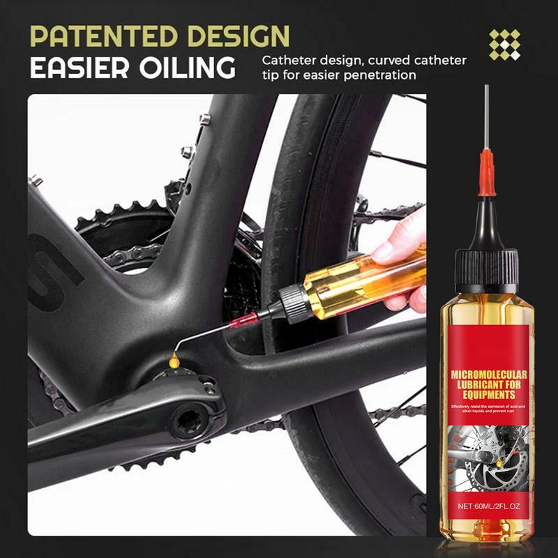 Machine Lubricant 60ml Equipment Lubricating Oil Anti-Rust High Temperature Resistant Lubricant for Door Locks Bicycle Chains