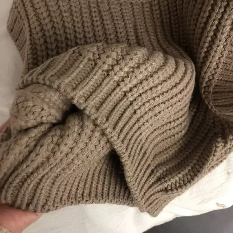 Осенний вязаный свитер-жилет для маленьких мальчиков и девочек