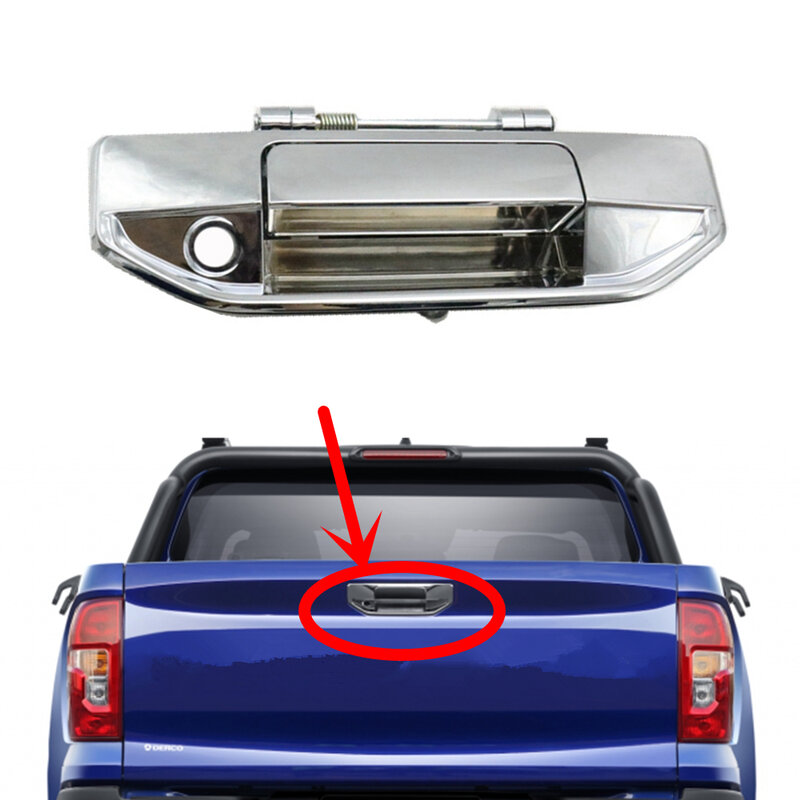 Хромированный задний дверной замок для грузов, Задняя Крышка багажника для Changan HUNTER F70
