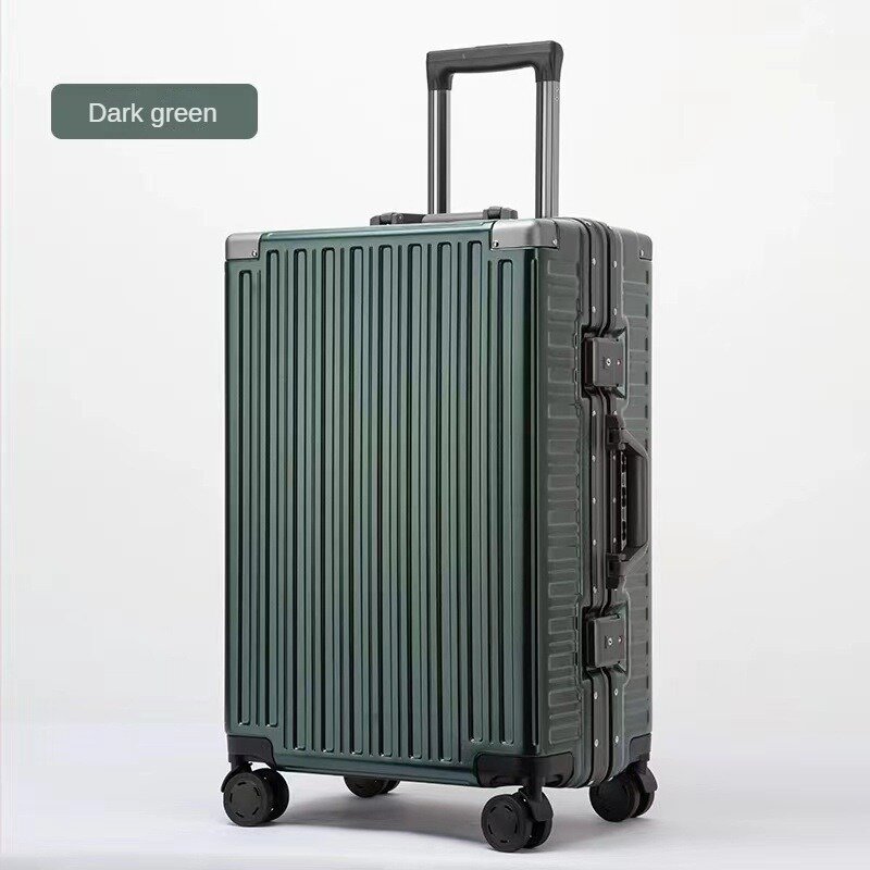 20 "High-End Aluminum Frame Luggage Travel Case Silent Boarding Trolley Case Men'S Fashion Business 26" Student Duffel Bag