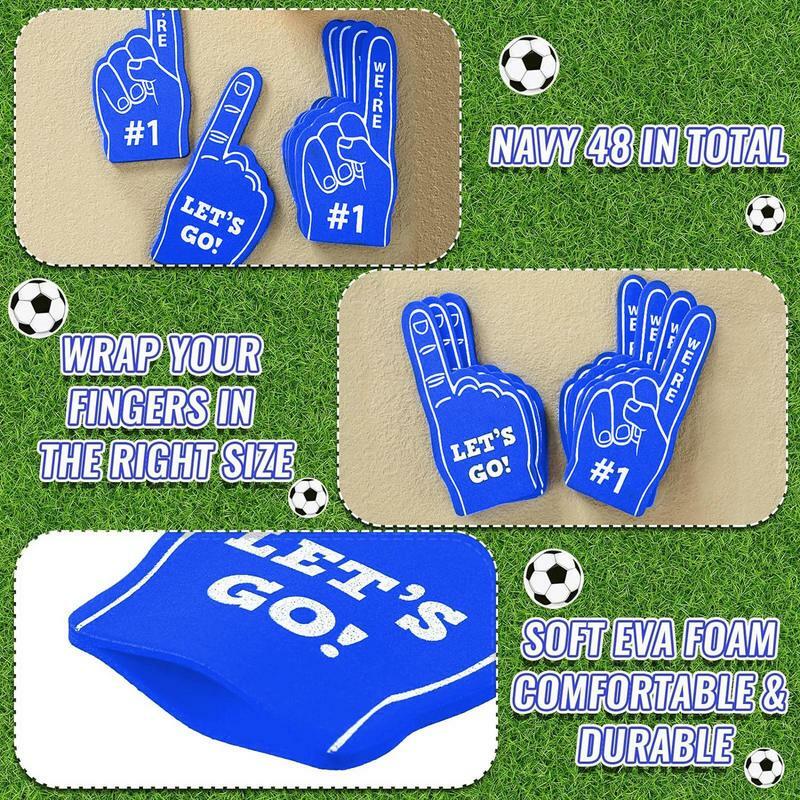 1pc Foam Finger Universal Large Foam Hand For Sports Cheerleading Inspiring Colorful And Comfortable Sports Fan Accessories