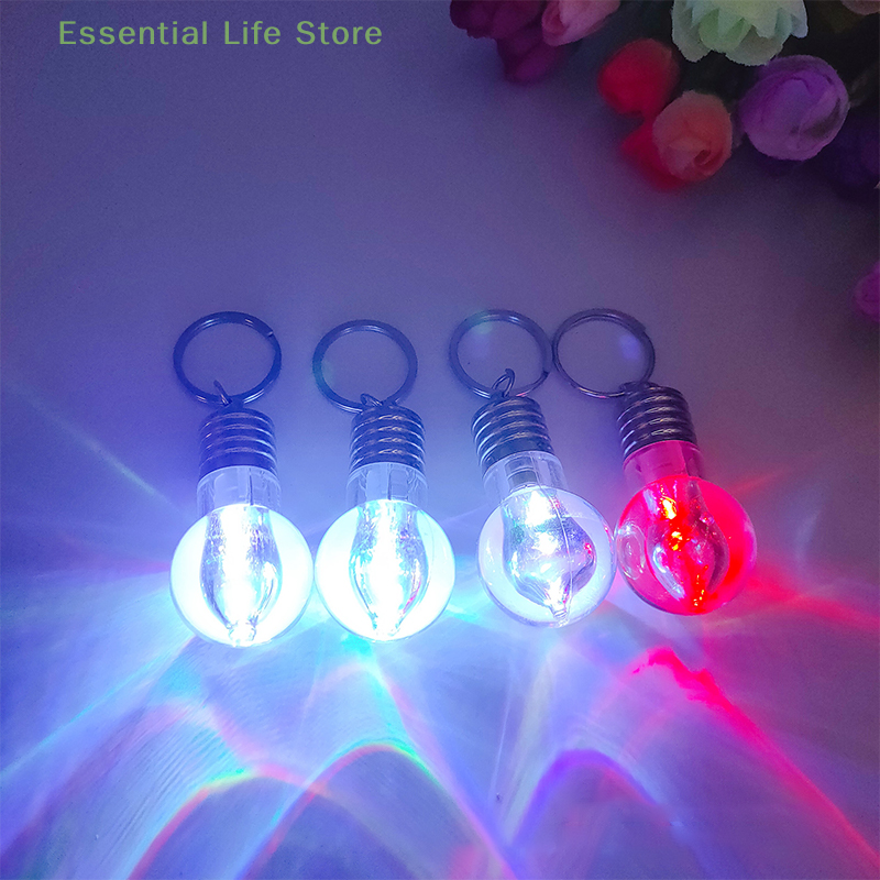 Nietypowe oświetlenie Mini-brelok do kluczy z żarówką LED oświetlający kluczyk do samochodu z kreskówek wisiorek lampa brelok prezent na Boże Narodzenie