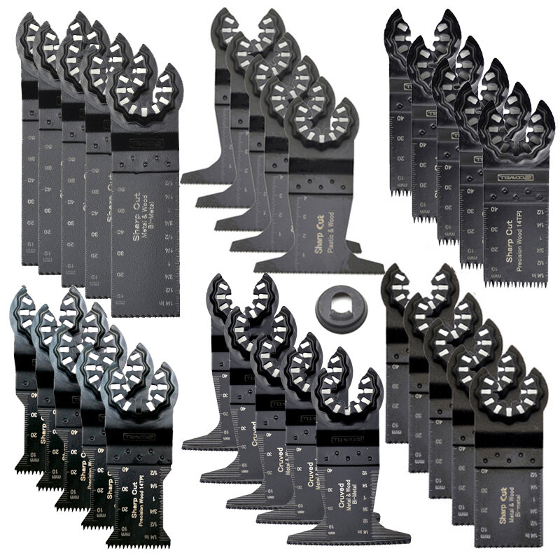 Hcs/ Japan-tooth/bi-Metal เครื่องมือออสซิลเลทติกหลายฟังก์ชันเครื่องมือตัดใบมีด