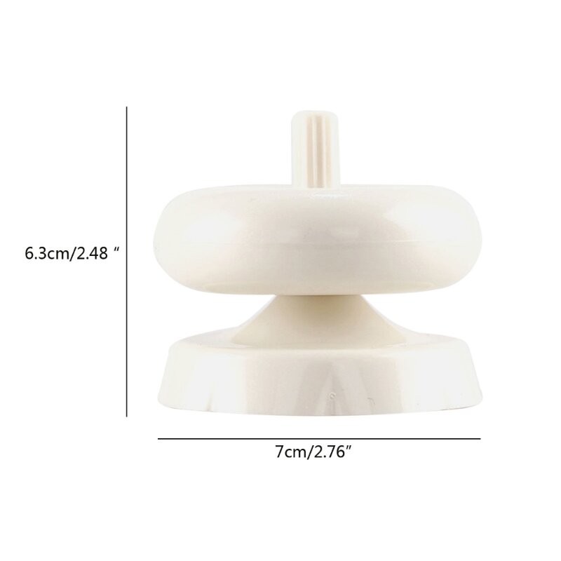 Penindik Manik Beras Plastik Manual Rotasi Manik-manik Mangkuk Pinggang Manik Spinner untuk DIY Kerajinan Manik-manik Kalung