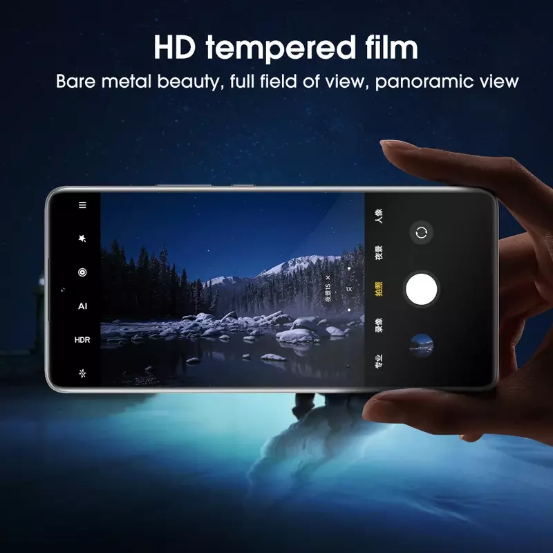 Vidro Temperado Curvo Protetor HD, Película Protetora de Tela, Xiaomi 12 Pro, 12X, Xiaomi 12 Pro, Mi 12X, Mi12, 12S Ultra, 3D