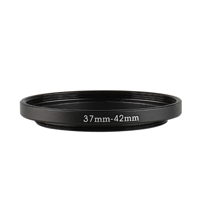 Aluminium schwarz Step Up Filter ring 37mm-42mm 37-42mm 37 bis 42 Filter adapter Objektiv adapter für Canon Nikon Sony DSLR Kamera objektiv