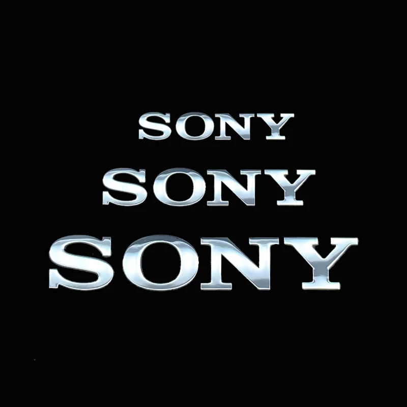Alta qualità 3x0.5cm 1 pz adatto per Sony adesivo in metallo Monitor altoparlante Logo adesivo navigazione per auto nuovo controllo centrale Mondeo