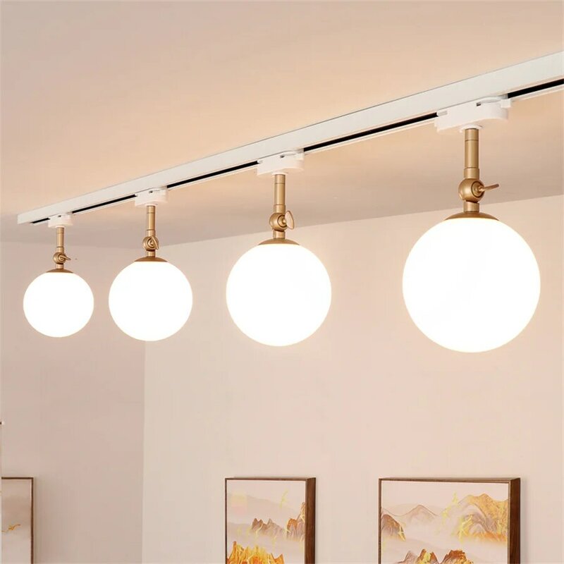 ไฟ LED รางสปอตไลท์รางปรับมุมได้รางไฟสปอร์ตไลท์ติดเสื้อผ้าแบบ E27ทันสมัยรางโคมไฟติดเพดาน