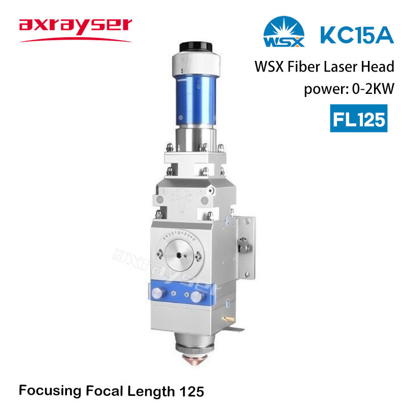 WSX Fiber Laser Cutting Head, KC15A, 2KW, Original CL100, FL125 Power for Laser Cut Metals Machine, Peças Poderosas CNC
