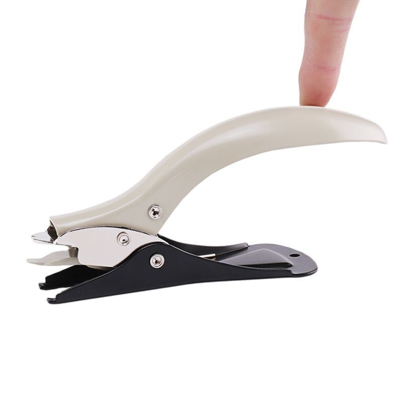 1PC Staple Remover สำหรับ Heavy Duty Staples Hand Grip ด้วยตนเอง Staple Puller อุปกรณ์กำจัด Alat Pencabut Paku Office Binding Supplies