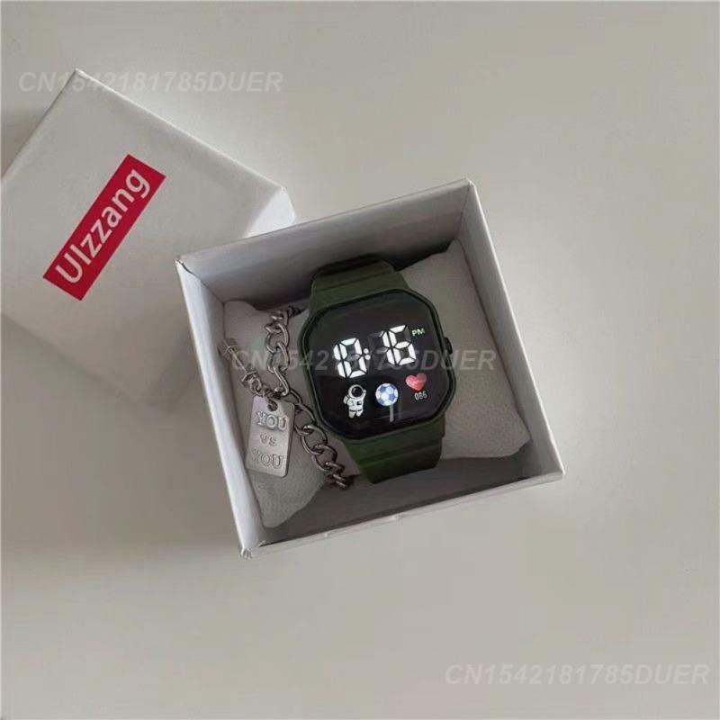 Orologio elettronico per bambini di moda semplice regalo materiale confortevole per orologio digitale per bambini per il tempo libero di ragazzi e ragazze