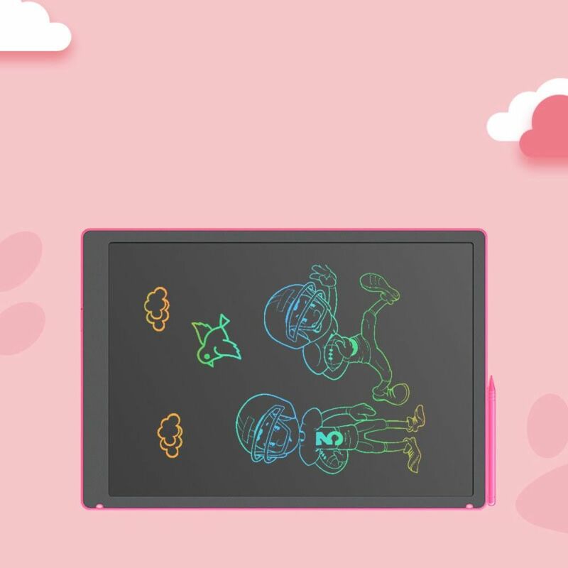 Desenho apagável e escrevendo pad para crianças, brinquedo portátil durável, quebra-cabeça, 3 cores