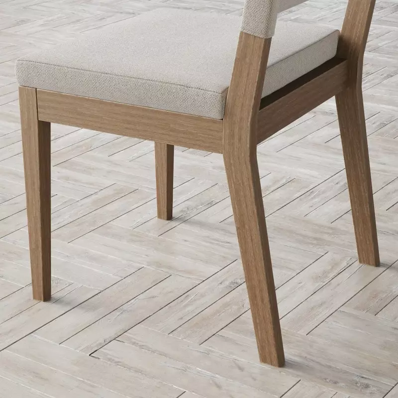 Обеденный стул с мягкой обивкой, обеденный стул с ножками из твердой прорезиненной древесины, стулья с коричневой отделкой для кухни, комнаты, мебели для дома